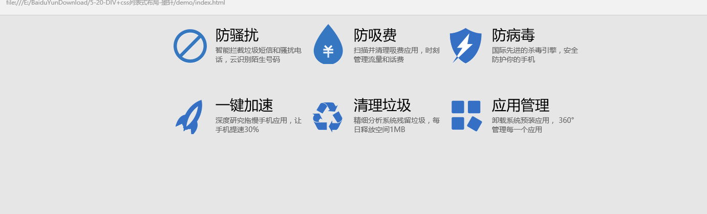 DIV+CSS列表式布局（同意图片的应用）