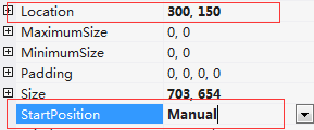 C# 中winform的一些属性设置