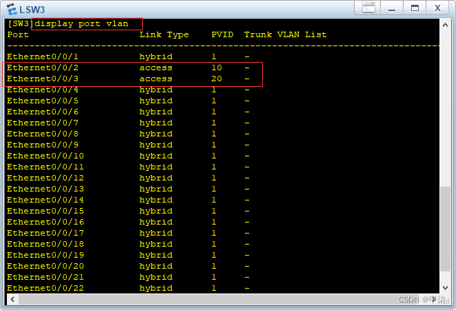 eth vlan delete name vlan10