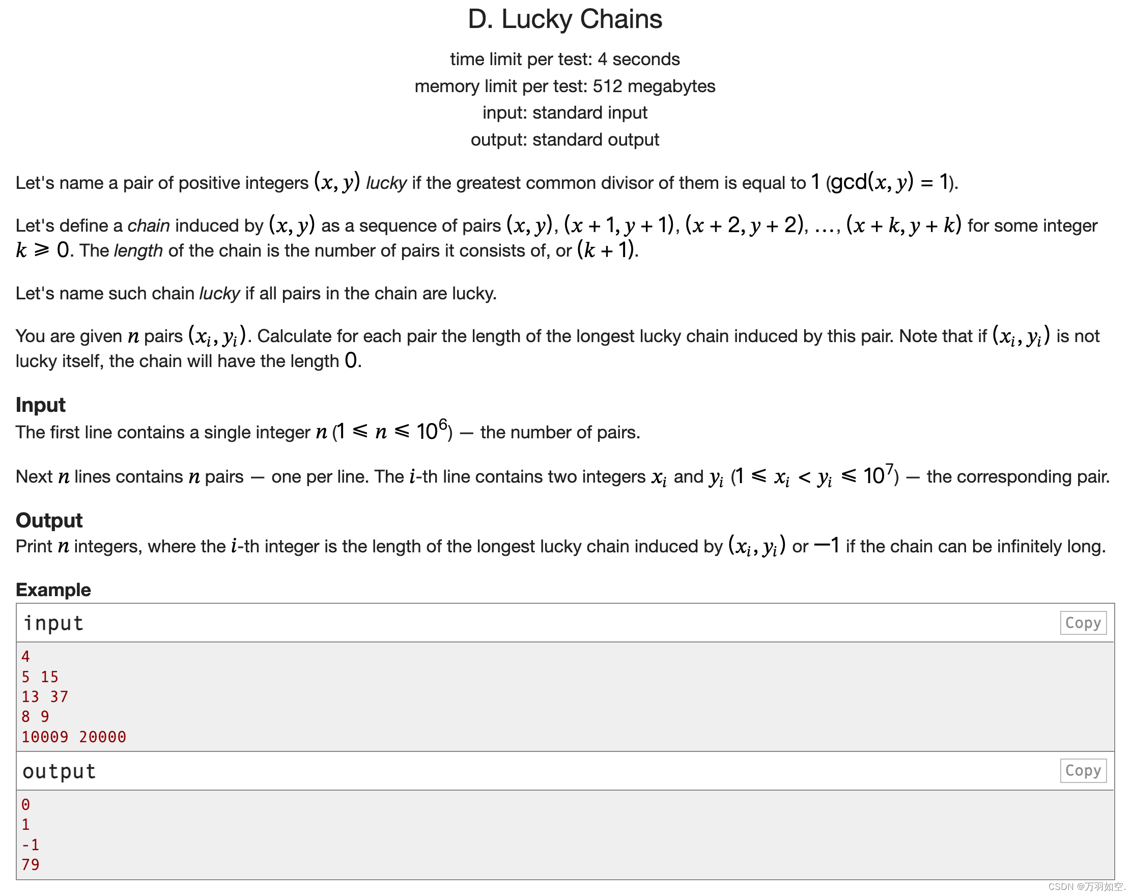 Educational Codeforces Round 139 Rated For Div 2 D Lucky Chains 