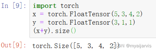 【Pytorch】广播机制