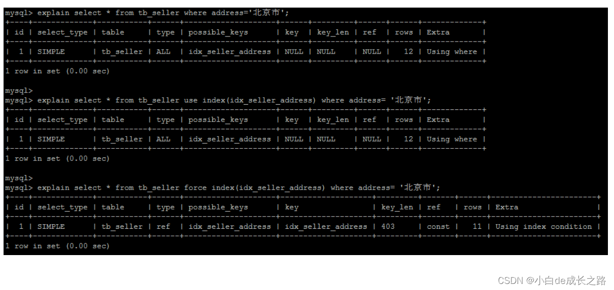 11、Mysql高级之SQL优化