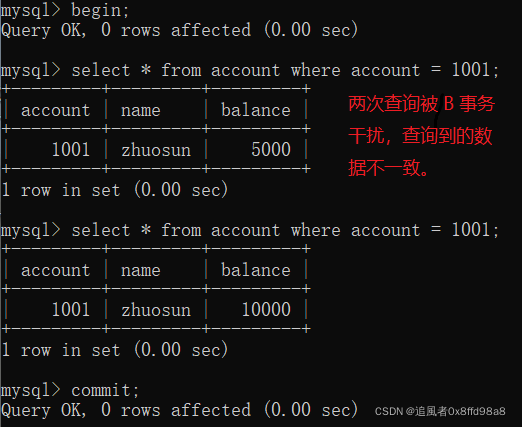 mysql 有四大事務等級:讀未提交,讀已提交,可重複讀和串行化.