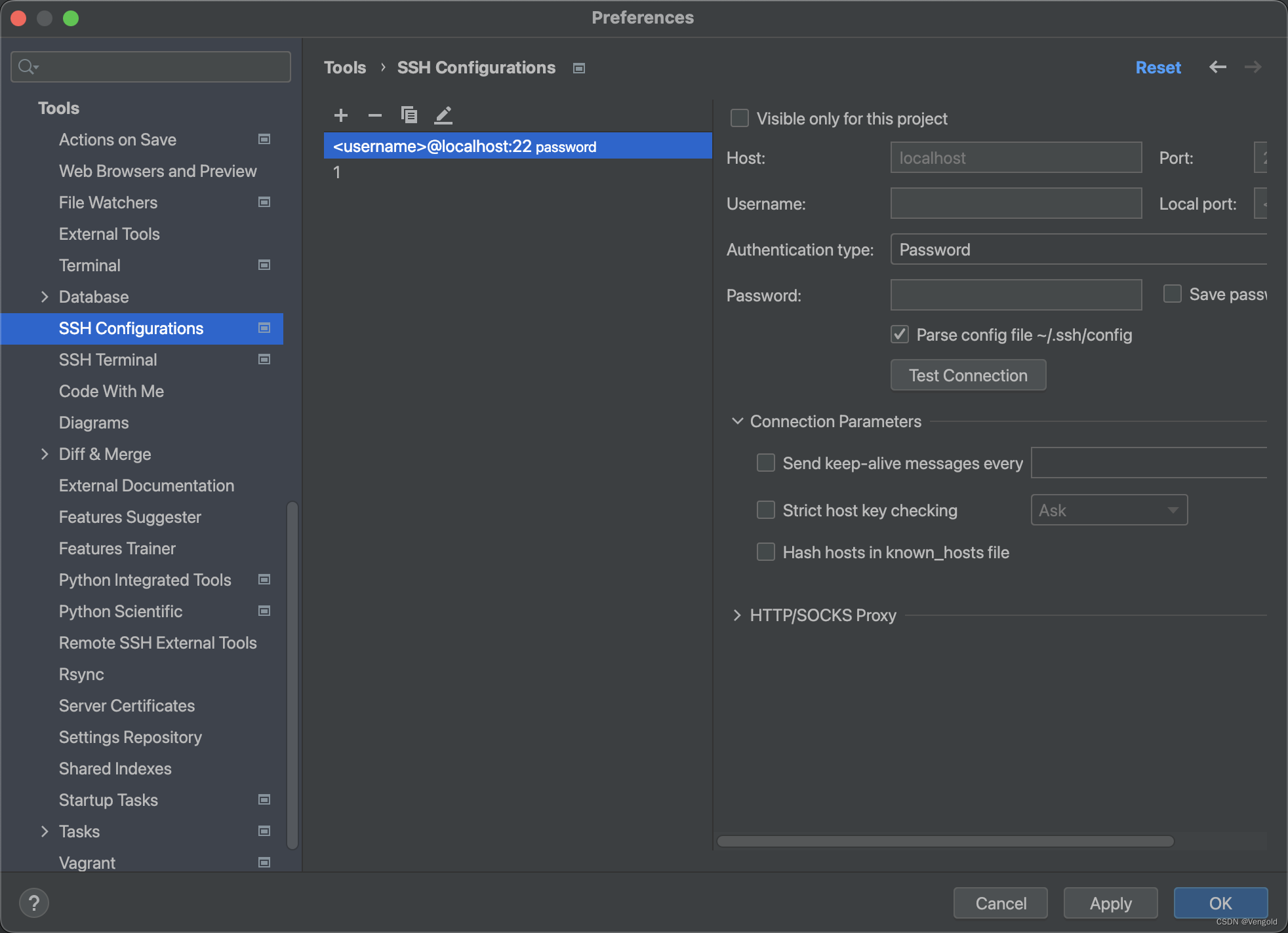 SSH Configurations