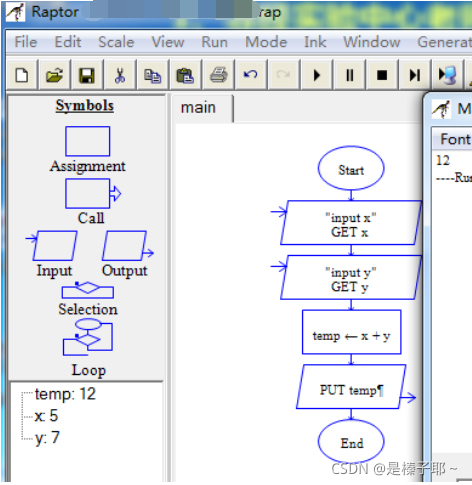 Mathmod Raptor 计算机科学导论实验(一)_raptor判断素数-CSDN博客