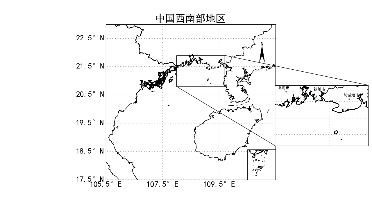 一次比较完整的区域放大图