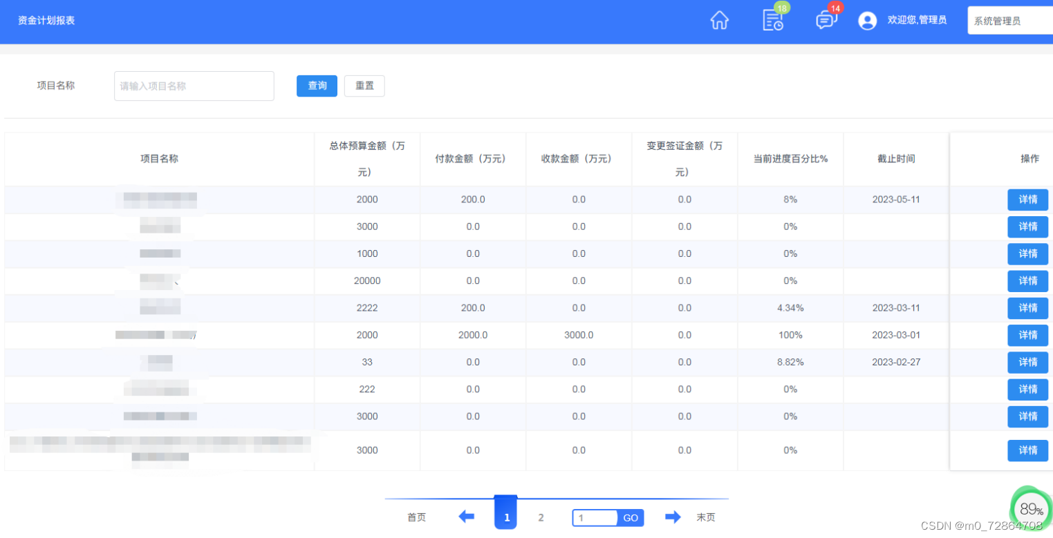 java版工程项目管理系统源码+系统管理+系统设置+项目管理+合同管理+二次开发em