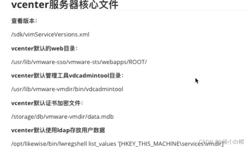 VMware vcenter/ESXI系列漏洞总结