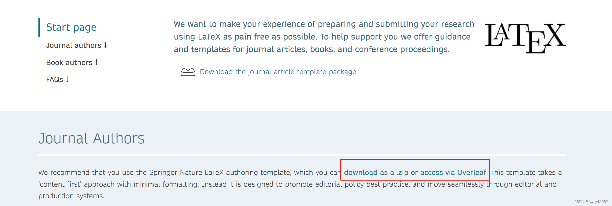 Springer投稿流程LaTeX版本The International Journal of Advanced