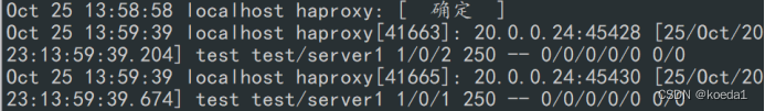 Haproxy负载均衡集群