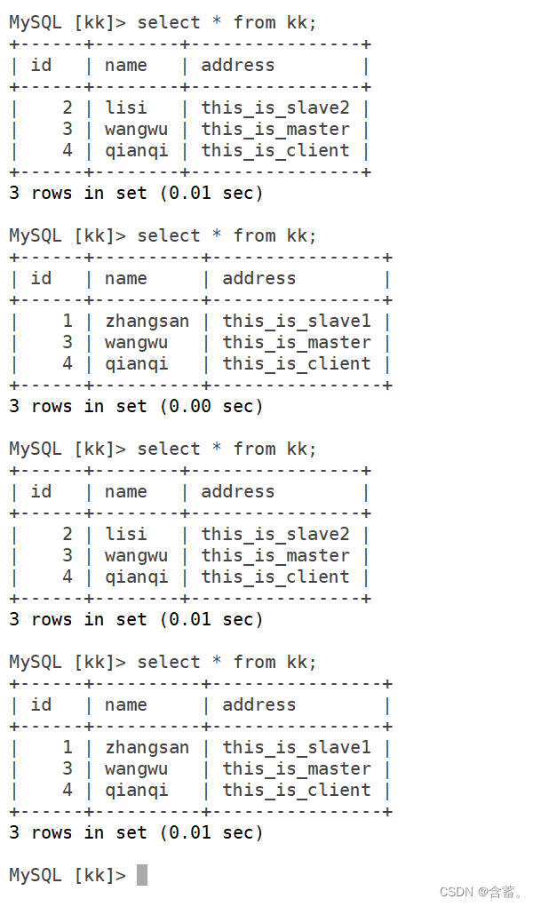 MySQL ----主从复制、分离解析