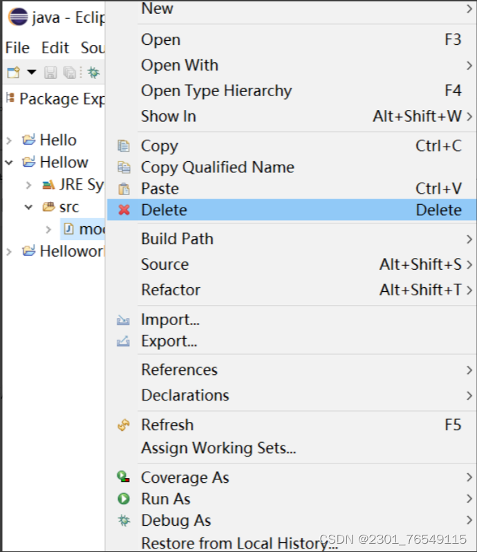 熟悉Eclipse开发工具_eclipse如何保存java文件到桌面-CSDN博客