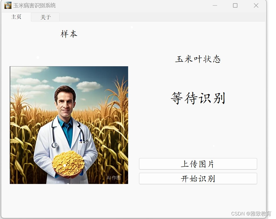 基于Tensorflow卷积神经网络玉米病害识别系统(UI界面)