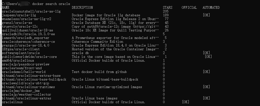 Steps to install Oracle using Docker - Programmer Sought
