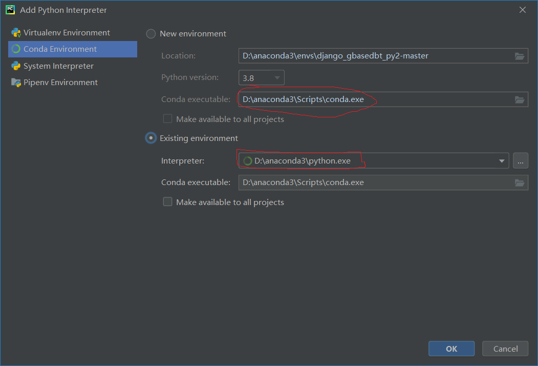 D:\anaconda3\envs\py2\python.exe: can‘t open file ‘create‘: [Errno 2 ...