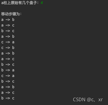 当n=4时