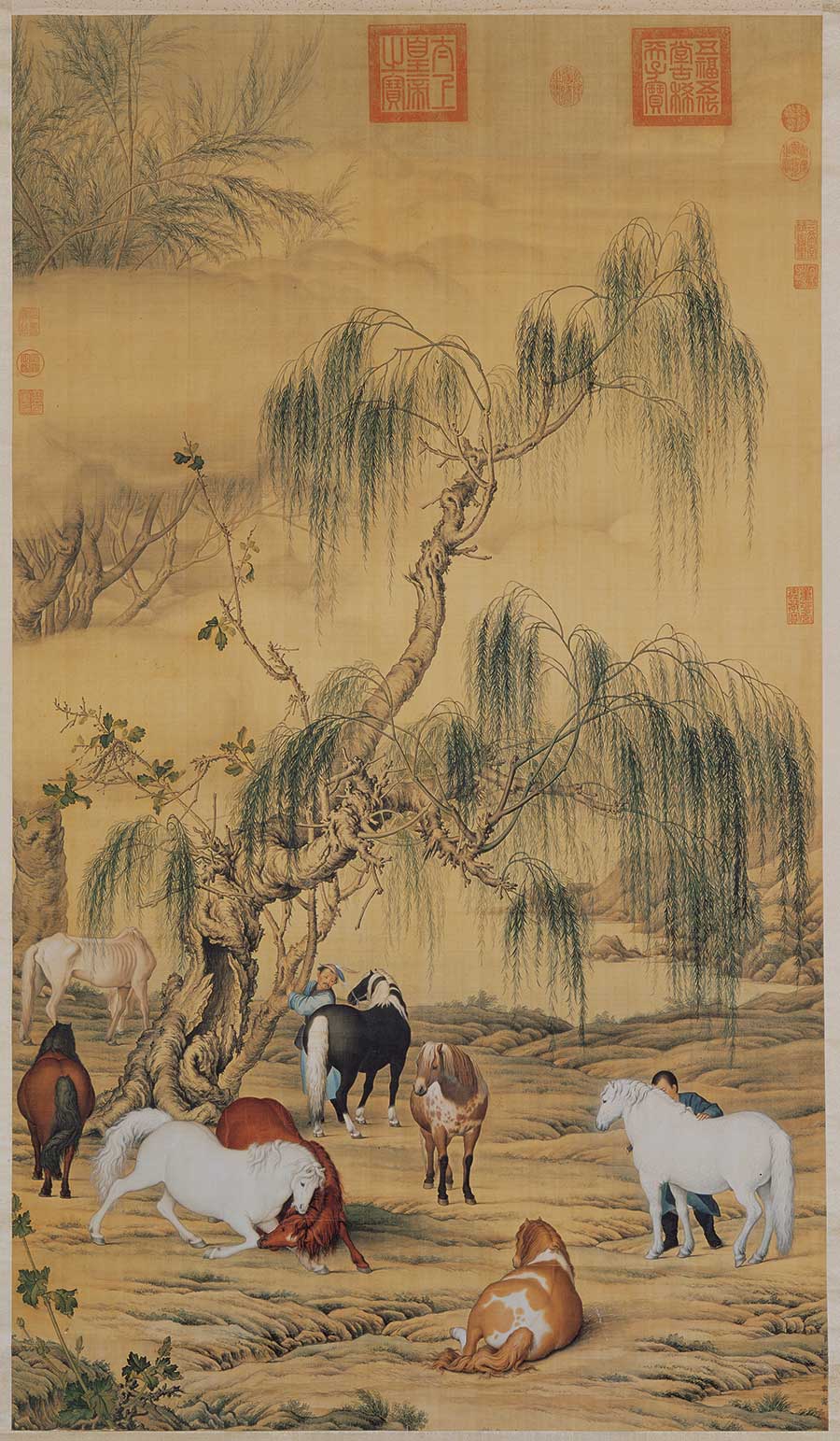名画335 郎世宁《画选二十五幅》