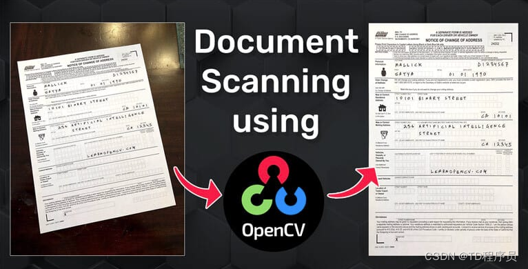 详细介绍如何使用 OpenCV 实现自动文档扫描仪--附实现源码