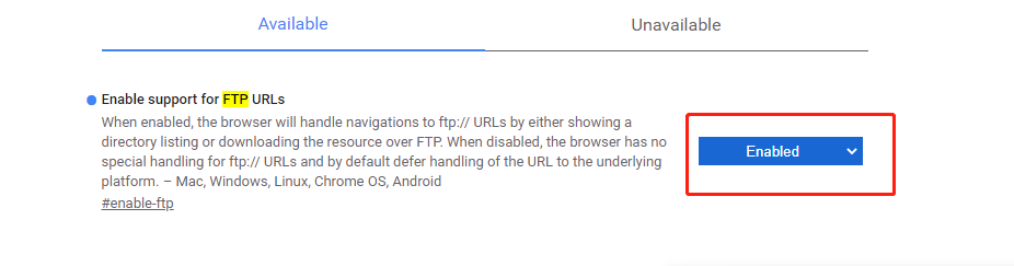 如何解决Chrome无法访问ftp的问题_chrome ftp-CSDN博客