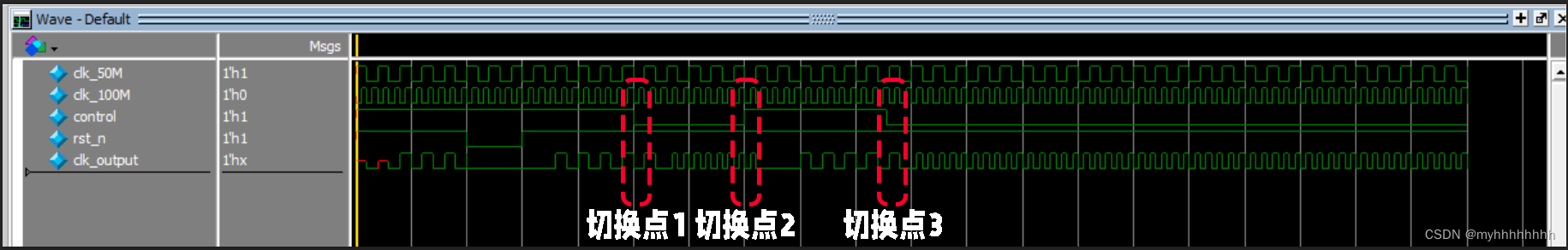 无毛刺时钟切换电路