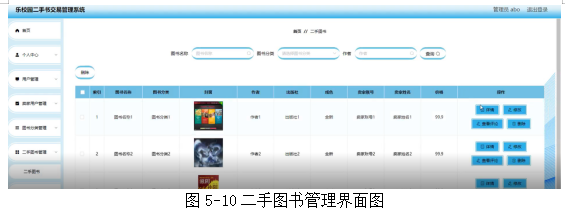 基于springboot实现乐校园二手书交易管理系统【项目源码+论文说明】