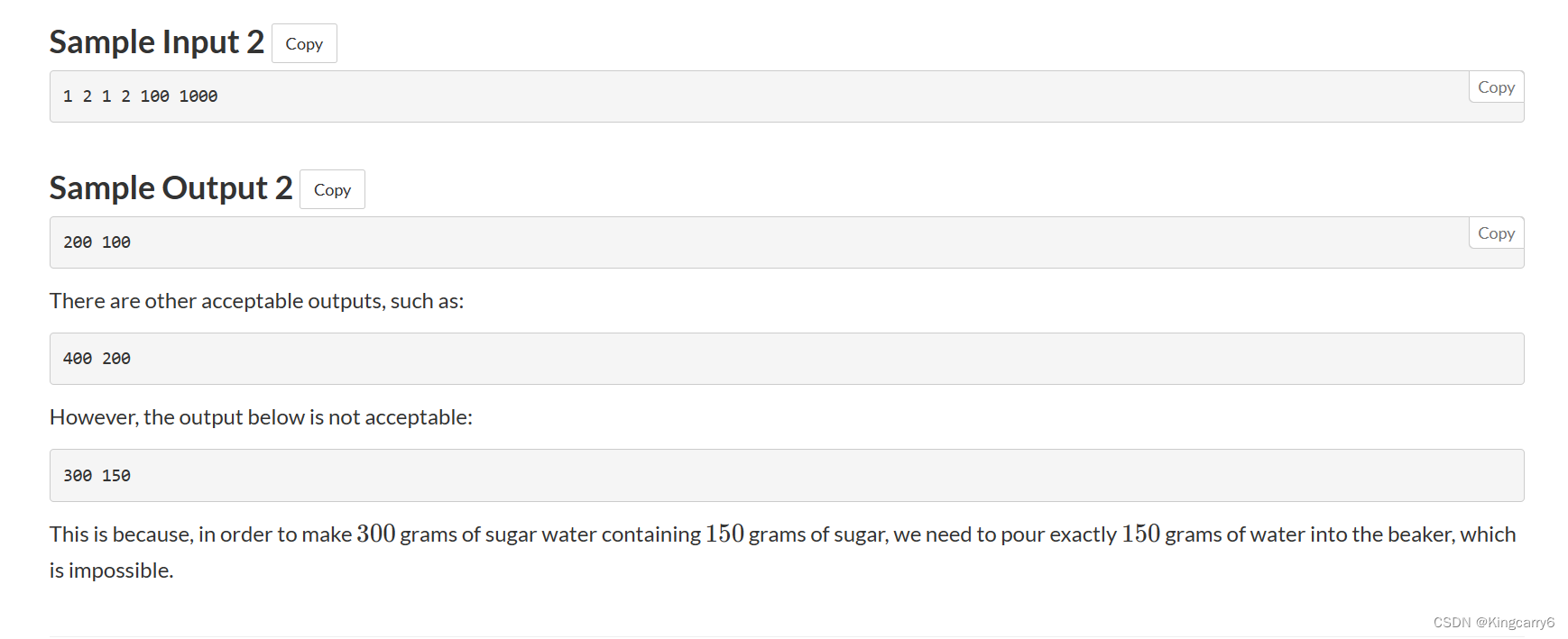 C sugar water 