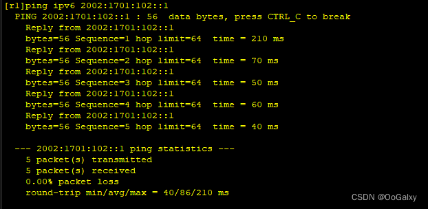 【HCIP】Huawei设备下IPV4IPV6共存实验