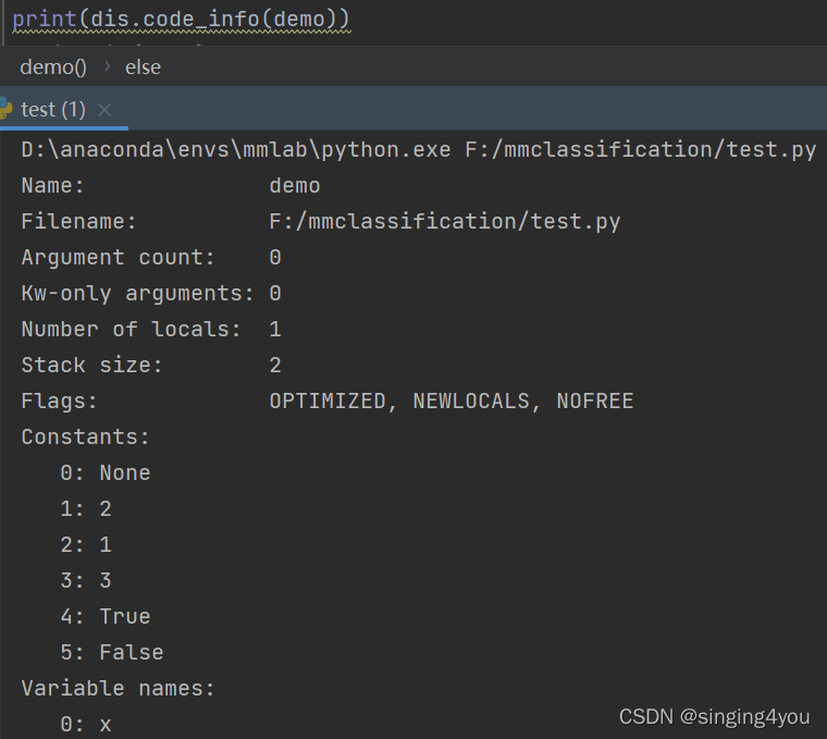 111 | disassembler for python bytecode | dis python... python dis模块解析-CSDN博客