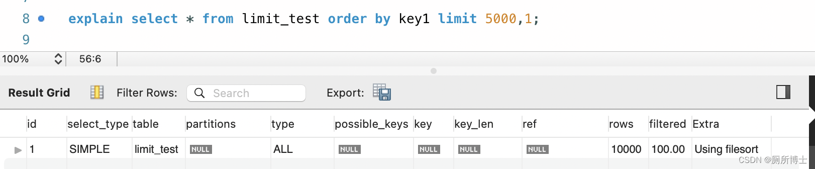 mysql 普通索引 limit 慢的问题_mysql limit为什么慢-CSDN博客