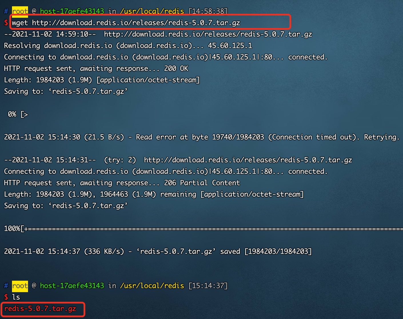 linux安装redis 完整步骤问题并解决_linux安装redis出现cannot create regular file /usr/locaCSDN博客
