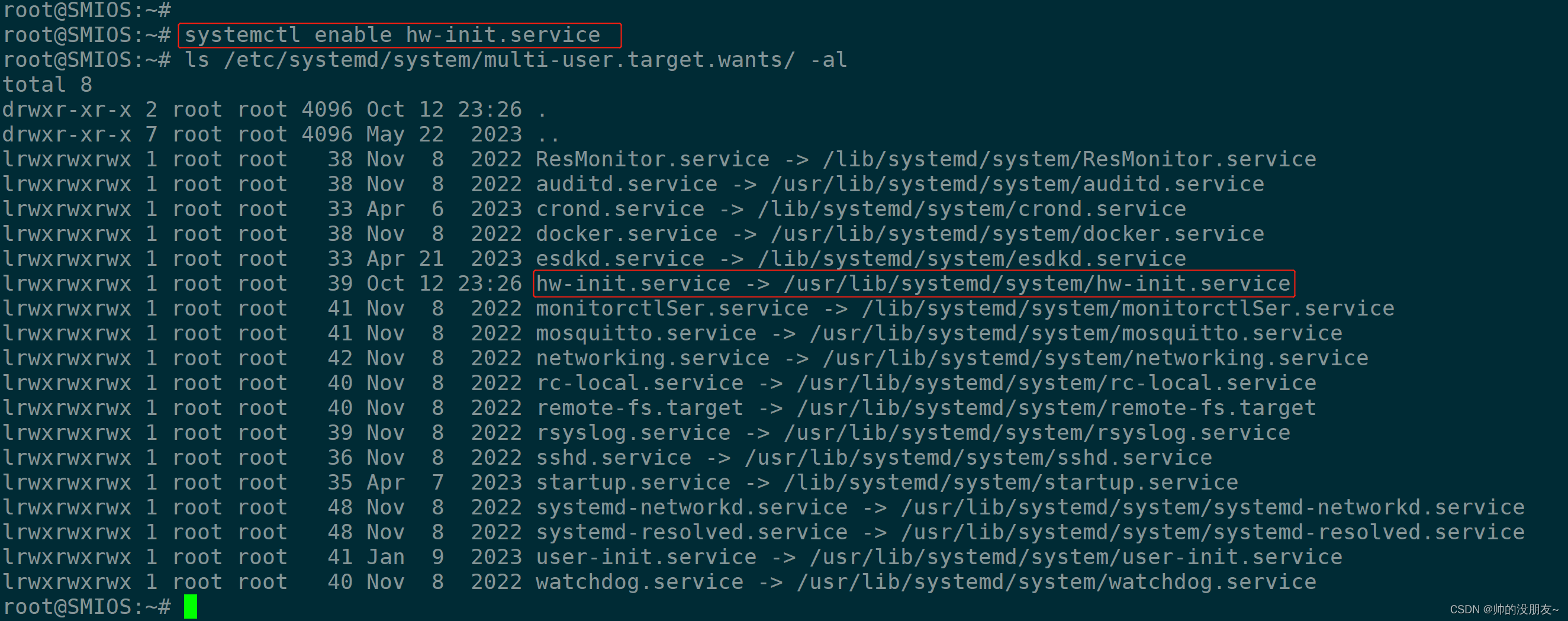 Linux systemd