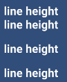 line height