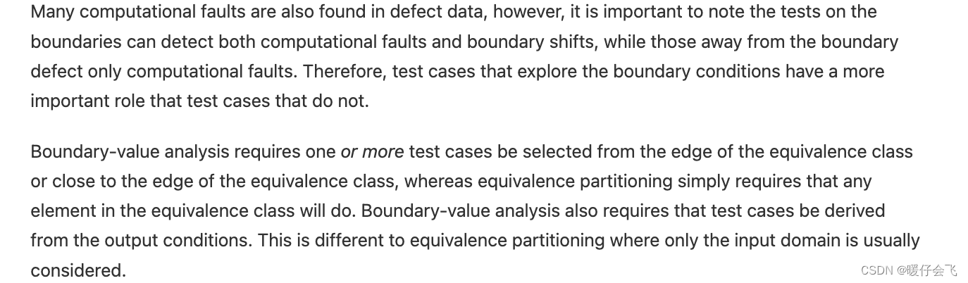 第三章：boundary-value analysis