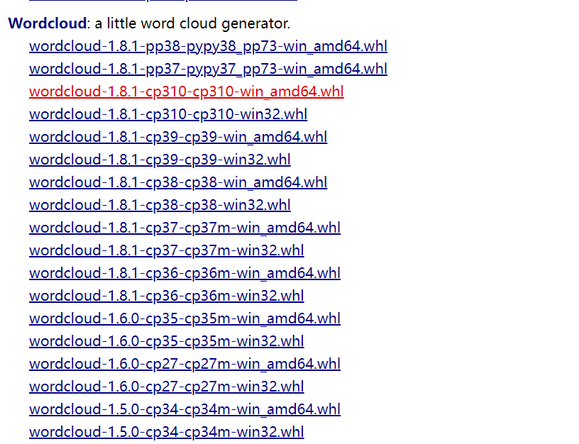 python3.10安装wordcloud_3.10 whl-CSDN博客