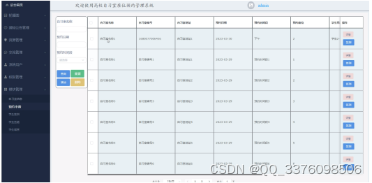 计算机毕业设计项目选题推荐（免费领源码）java+Springboot+mysql高校自习室座位预约管理系统67512