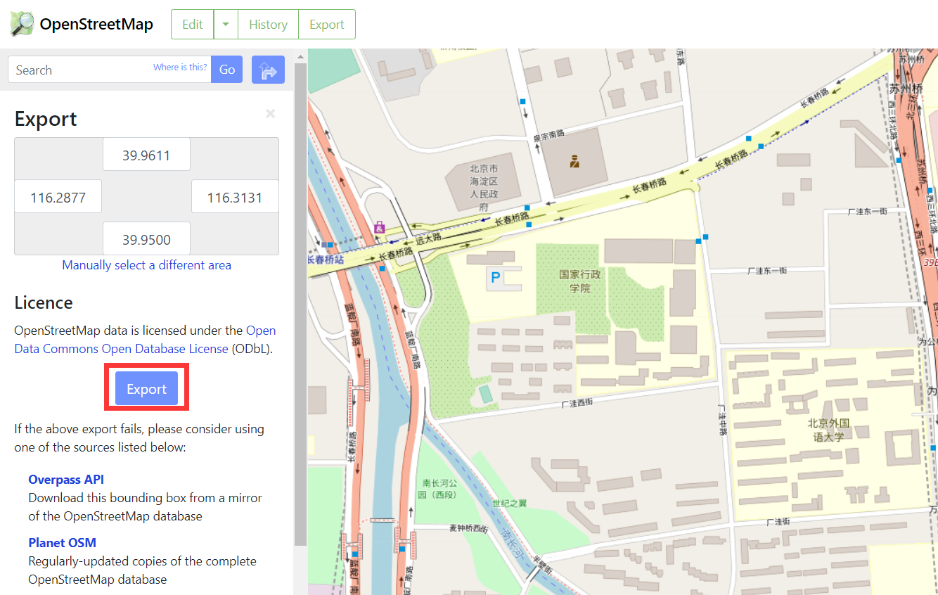 OpenStreetMap网页界面介绍与OSM数据多种下载渠道及方式对比_openstreet网页版-CSDN博客
