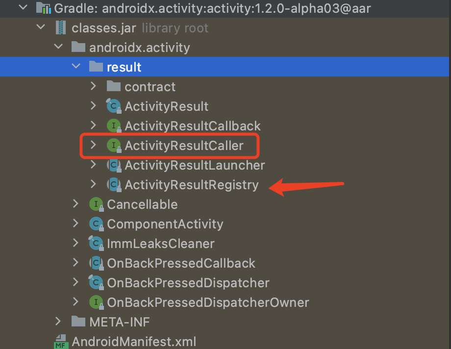 无法访问 androidx.activity.result.ActivityResultCaller or