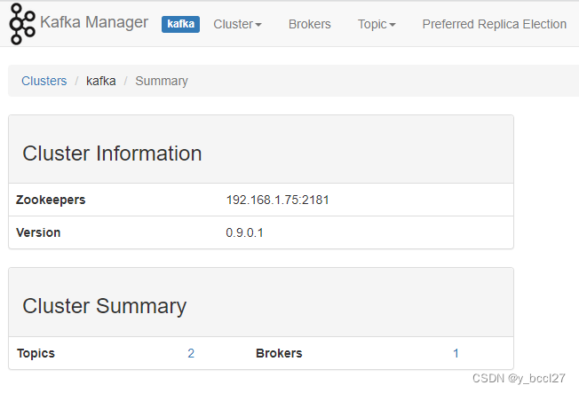 Docker安装kafka可视化管理工具 - Kafka Manager