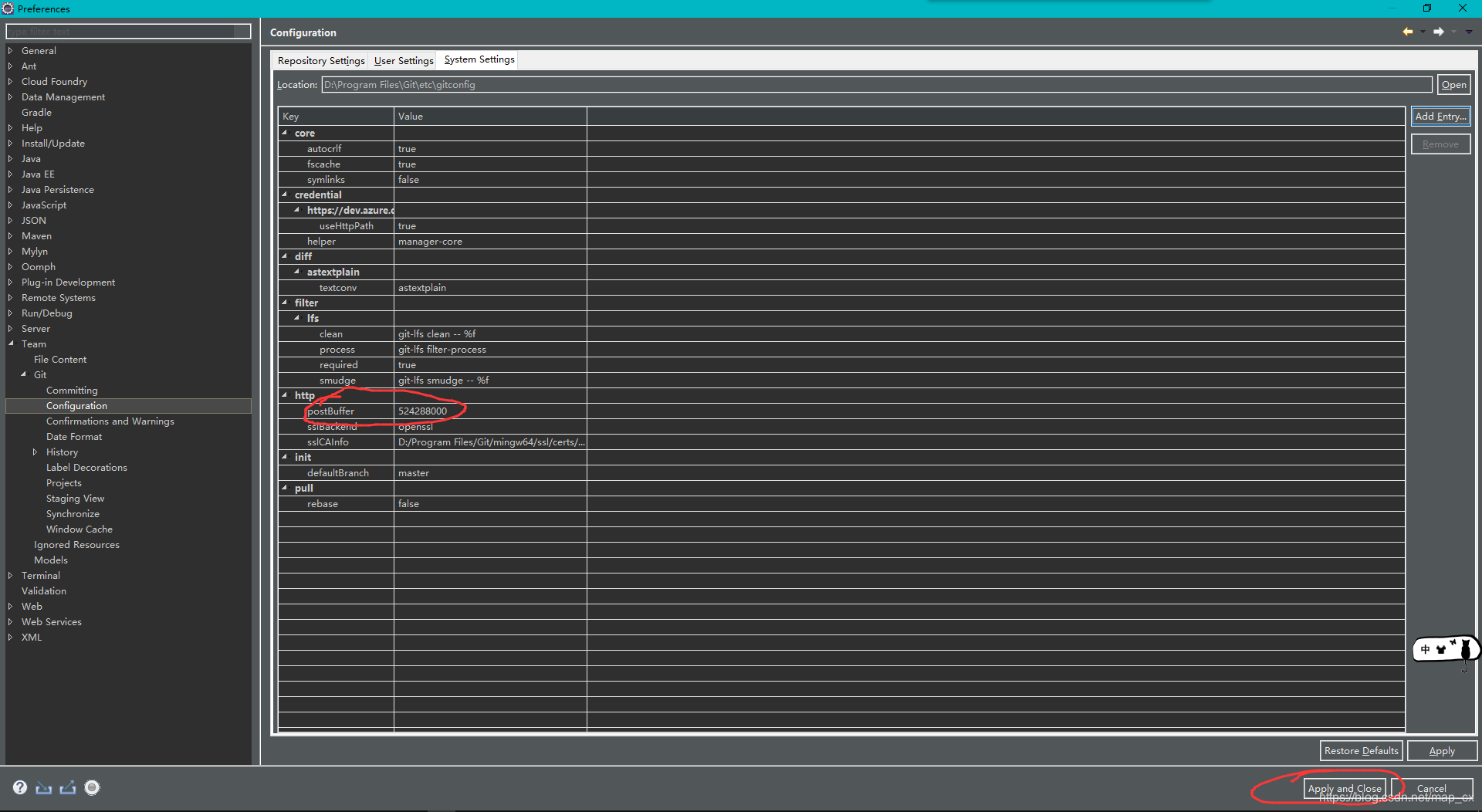 Git Push时报“Error writing request body to server“错误