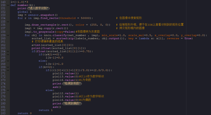 ▲ 图5.2 数字识别代码