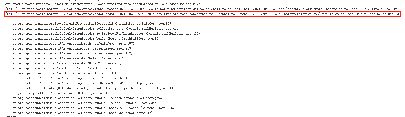 Jenkins FATAL Non resolvable Parent POM For Xxx Could Not Find Artifact Xxx the Build 