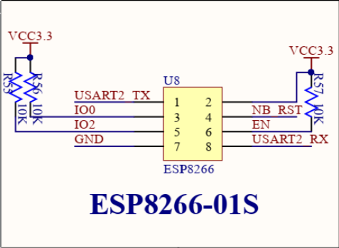 esp8266-01电路图图片
