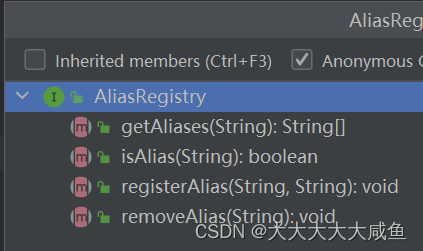 AliasRegistry