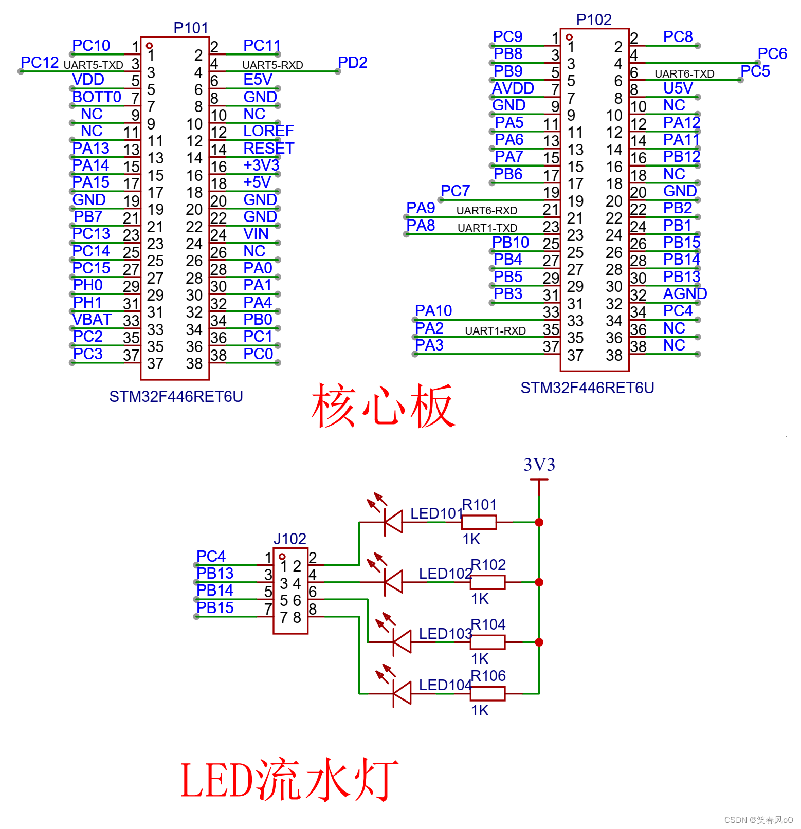 基础篇003. 【STM3F446，NUCLEO-F446RE板】使用STM32CubeMX创建MDK工程，实现流水灯