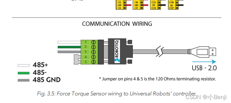 ROS Nonetic: 机械臂UR5 + RobotIQ FT300 传感器 配置_ft300如何与ur机械臂控制柜相连-CSDN博客