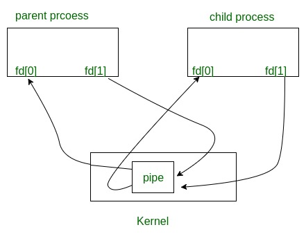 fork and pipe