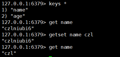 GETSET key value