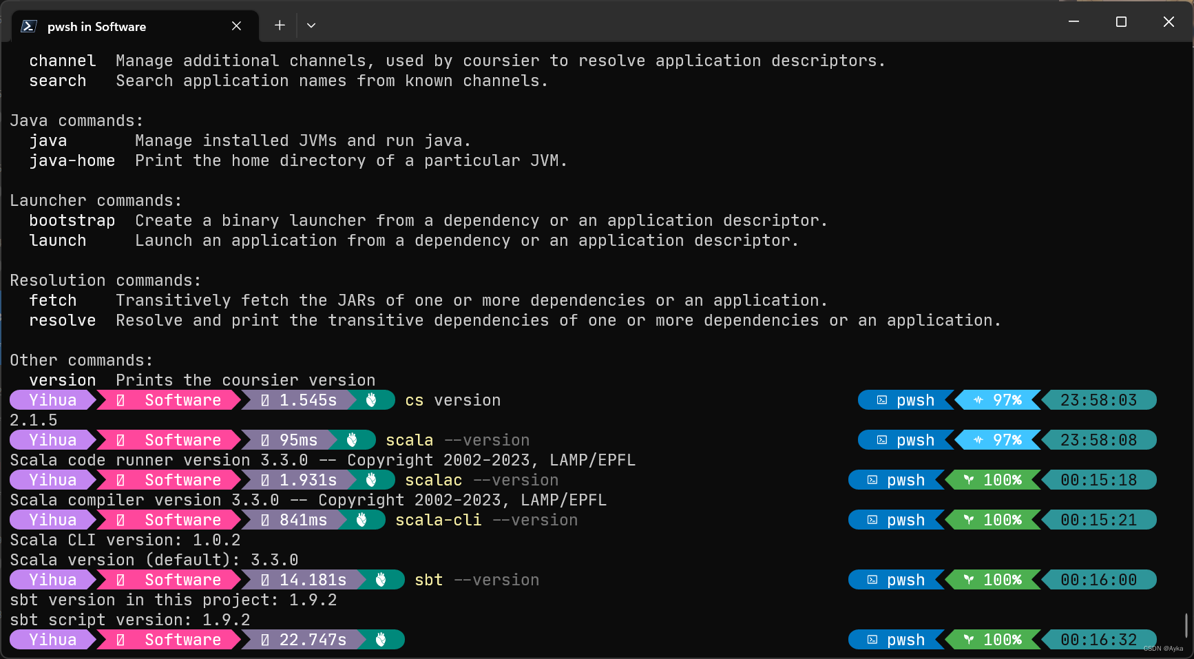 Coursier安装Scala报错Error downloading的解决方法