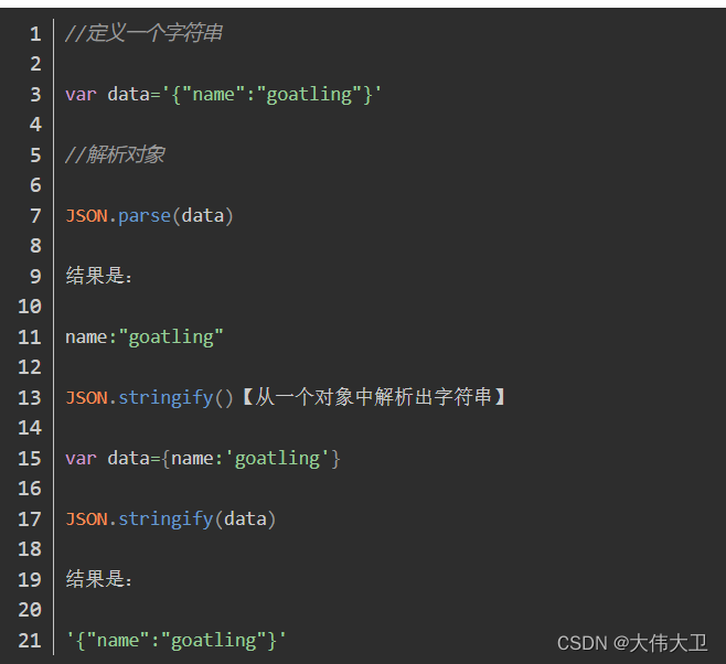 Json.stringify()和json.parse()-CSDN博客