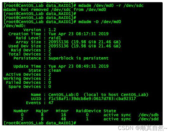 Linux下软RAID管理工具mdadm的基本操作实践-CSDN博客